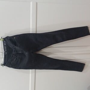 Cotton on black mid rise skinny jeans women size  6